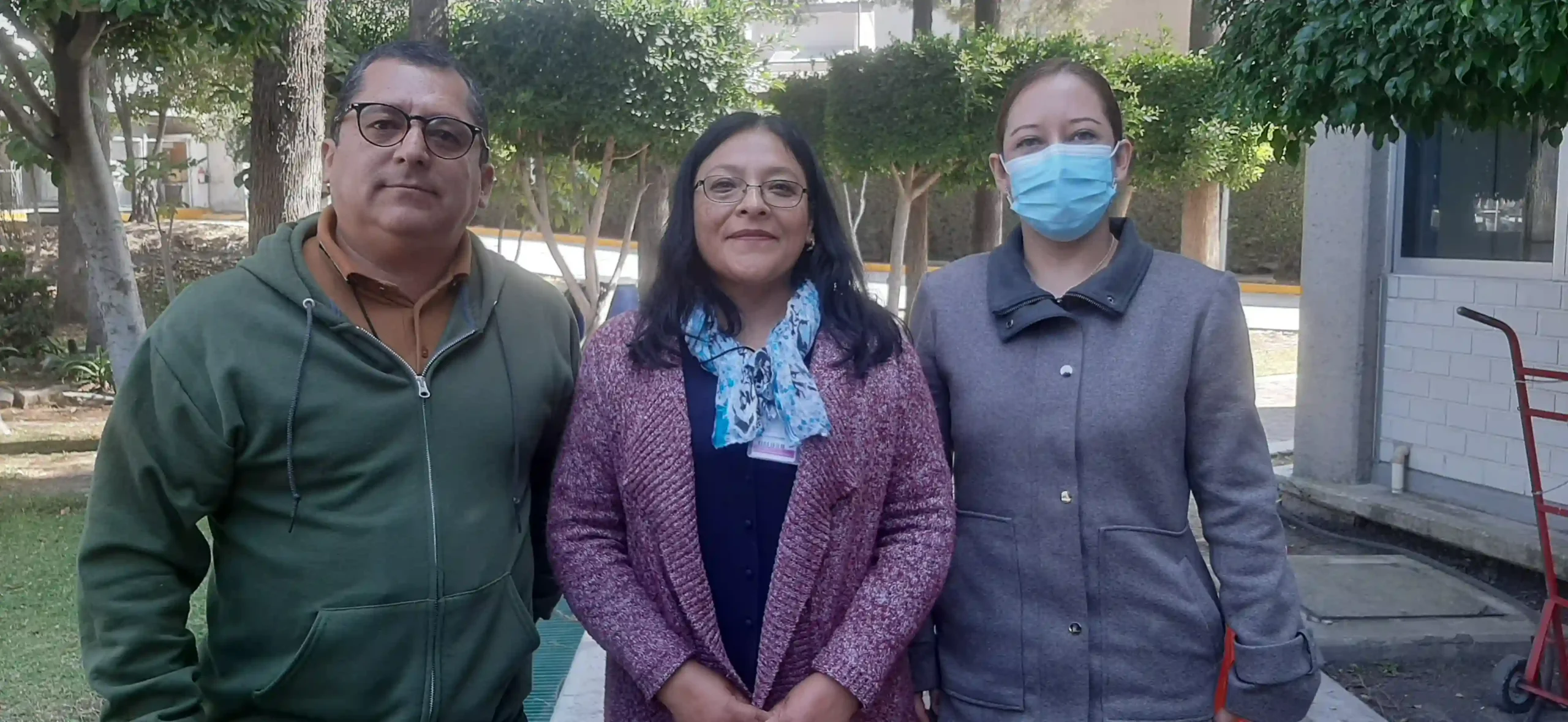 Encargados de la capacitación del INE