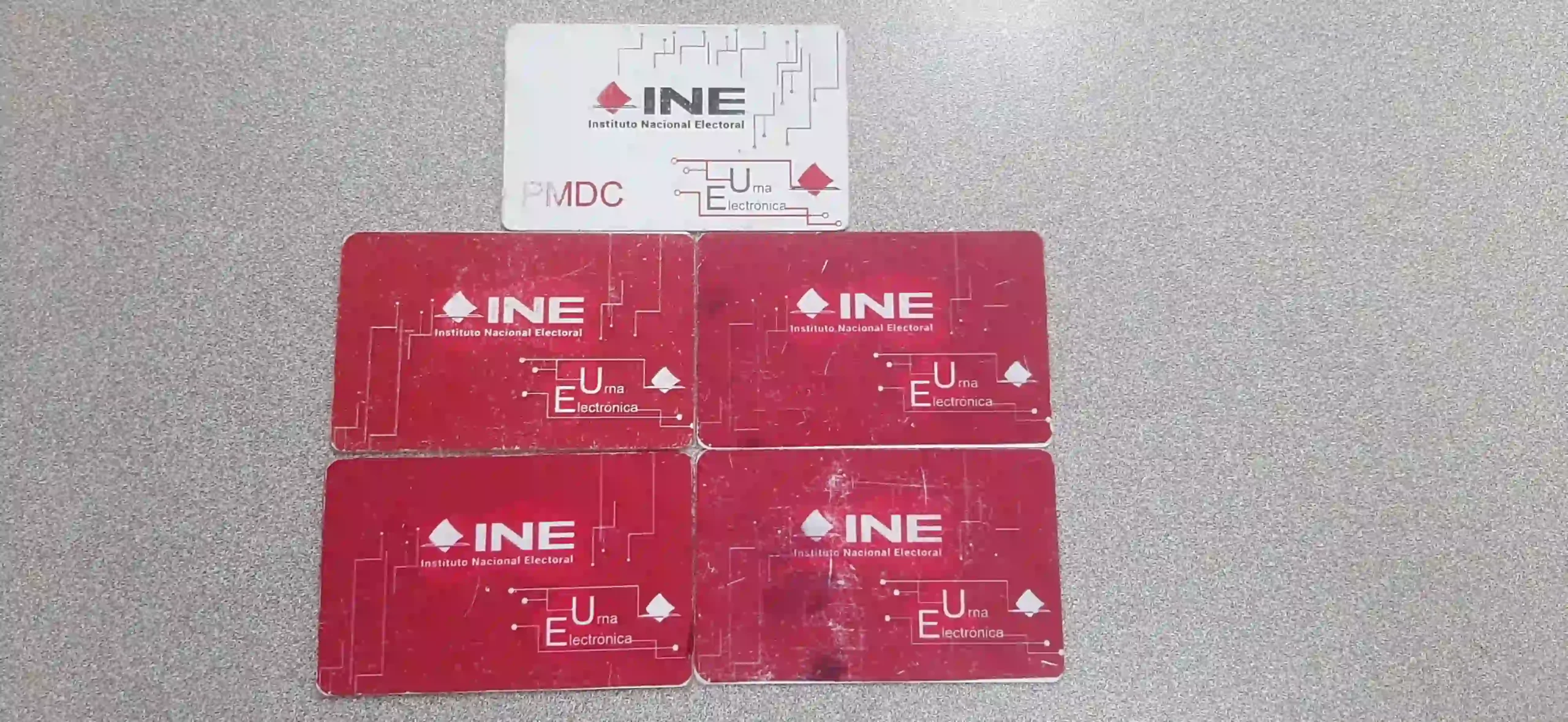 Tarjetas de la Urna Electrónica